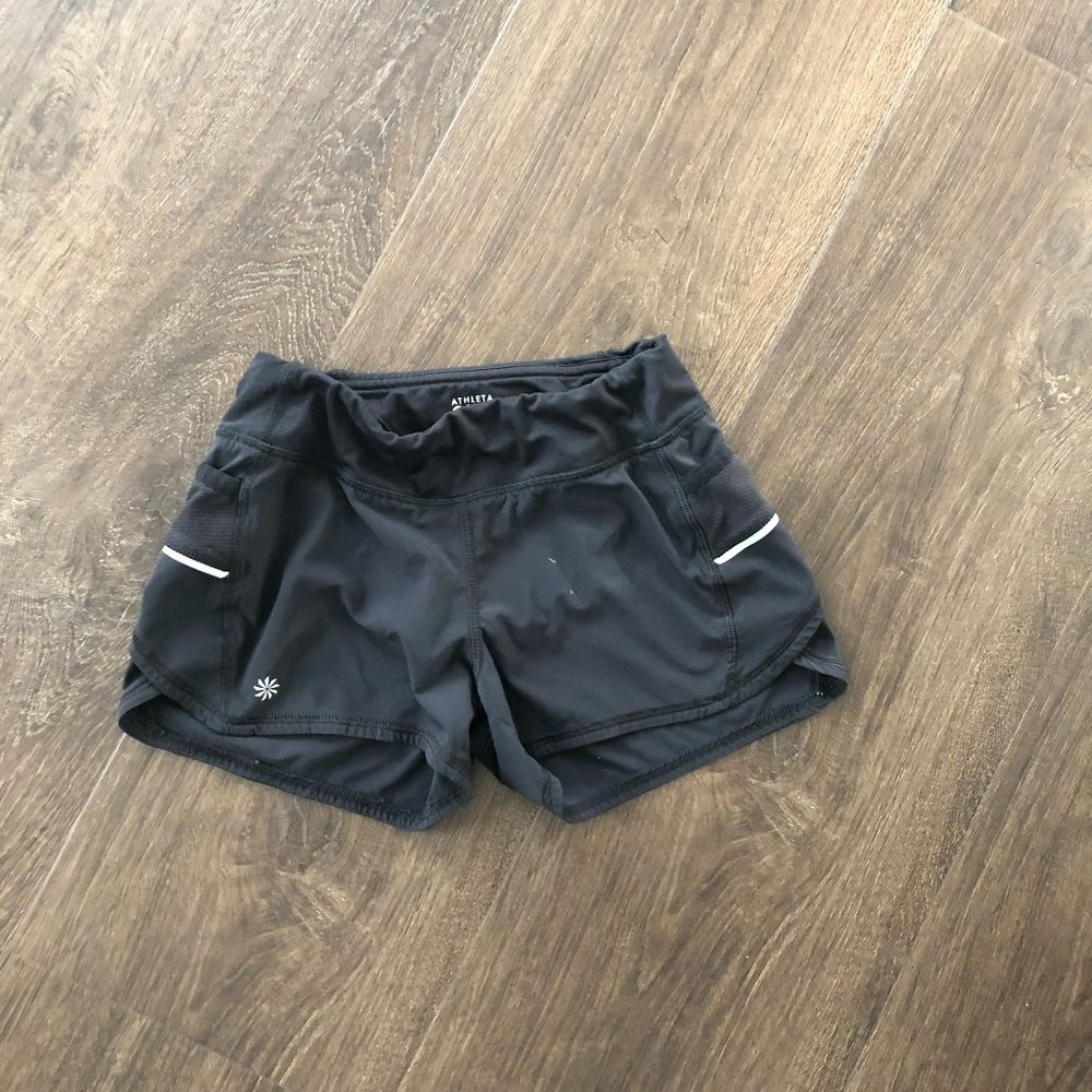 Black Athelta Girl Shorts